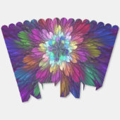 Kleurrijke Psychedelische Bloem Abstracte Fractale Bedankdoosjes (Ongevouwen)