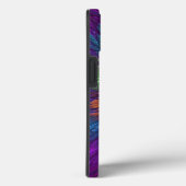 Kleurrijke psychedelische bloem abstracte fractale Case-Mate iPhone case (Achterkant / Rechts)