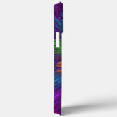 Kleurrijke psychedelische bloem abstracte fractale Case-Mate iPhone case (Achterkant / Rechts)