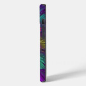 Kleurrijke Psychedelische Bloem Abstracte Fractale Case-Mate iPhone Case (Achterkant / Links)