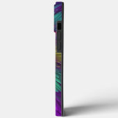 Kleurrijke Psychedelische Bloem Abstracte Fractale Case-Mate iPhone Case (Achterkant / Links)