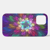Kleurrijke Psychedelische Bloem Abstracte Fractale Case-Mate iPhone Case (Achterkant (horizontaal))