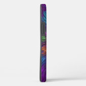 Kleurrijke Psychedelische Bloem Abstracte Fractale Case-Mate iPhone Case (Achterkant / Rechts)