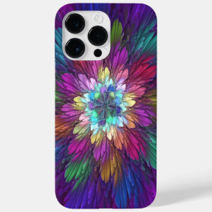 Kleurrijke psychedelische bloem abstracte fractale Case-Mate iPhone 14 pro max hoesje