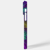 Kleurrijke psychedelische bloem abstracte fractale Case-Mate iPhone case (Achterkant / Links)