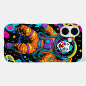 Kleurrijke Psychedelische Clown Astronaut Case-Mate iPhone Case (Achterkant (horizontaal))