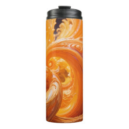 Kleurrijke psychedelische golven thermosbeker