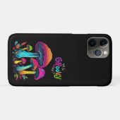 Kleurrijke psychedelische Groovy-paddenstoelen Case-Mate iPhone Case (Achterkant (horizontaal))