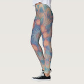 Kleurrijke psychedelische kaleidoscopische symmetr leggings (Links)