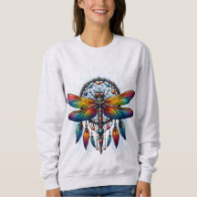 Kleurrijke Psychedelische Libelle Dreamcatcher Boh