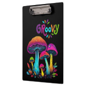 Kleurrijke psychedelische paddenstoelen klembord (Links)