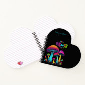 Kleurrijke psychedelische paddenstoelen notitieboek (Binnen)