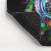 Kleurrijke psychedelische schets van een oog muismat (Hoek)