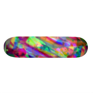 Kleurrijke psychedelische skateboard