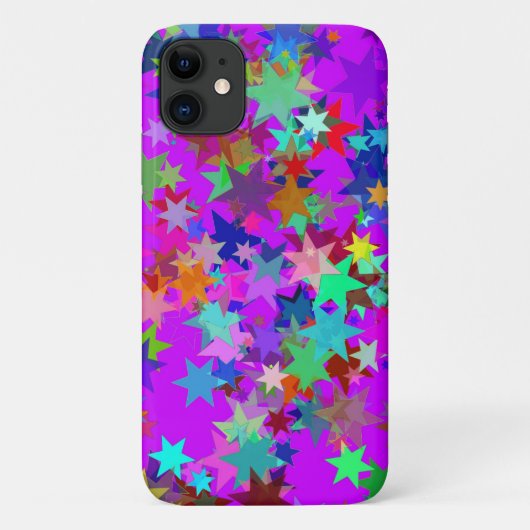 kleurrijke psychedelische sterren telefoonhoesje Case-Mate iPhone case (Achterkant)