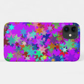 kleurrijke psychedelische sterren telefoonhoesje Case-Mate iPhone case (Achterkant (horizontaal))