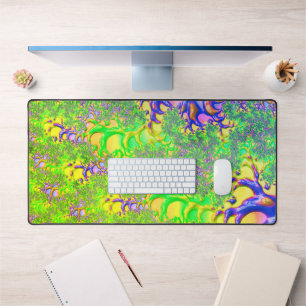 Kleurrijke Psychodelische Funky Acid Trip Fractal Bureaumat