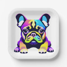 Kleurrijke Pug Hond Puppy
