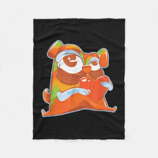 Kleurrijke Pug - Pop Art Funny Artistic Pug Lover Fleece Deken