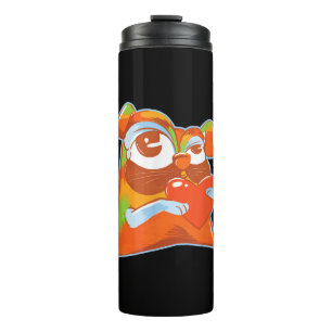 Kleurrijke Pug - Pop Art Funny Artistic Pug Lover Thermosbeker
