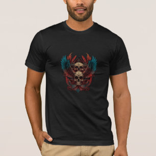 Kleurrijke Punk Schedel T-Shirt Grafische Collecti