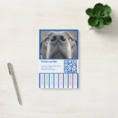 Kleurrijke puppy-aankondiging voor Deense Dog Post-it® Notes (Kantoor)