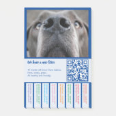 Kleurrijke puppy-aankondiging voor Deense Dog Post-it® Notes (Voorkant)