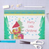 Kleurrijke puppy hond tissuepapier (Craft)