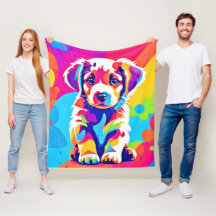Kleurrijke Puppy Kunst
