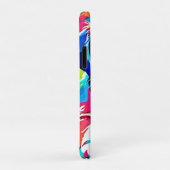 Kleurrijke puppy kunstwerk Case-Mate iPhone case (Achterkant/rechts)