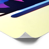 Kleurrijke puppy kunstwerk poster (Hoek)