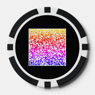 Kleurrijke QR Code Scan Poker Chips - Kies kleuren