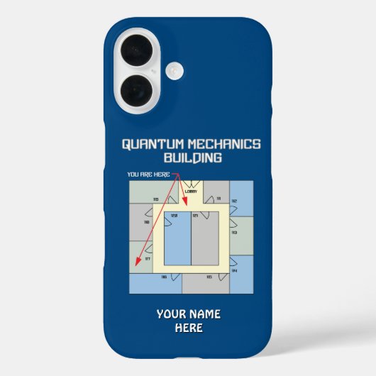 Kleurrijke Quantum Mechanics Building Case-Mate iPhone Case (Achterkant)