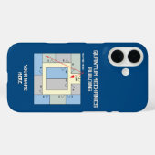 Kleurrijke Quantum Mechanics Building Case-Mate iPhone Case (Achterkant (horizontaal))