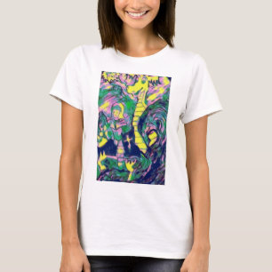 Kleurrijke Quest: Dragon en Boy T-shirt