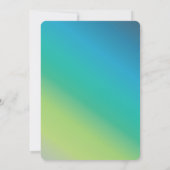 Kleurrijke Quinceanera Meisje Verjaardagsfeestje U Kaart (Achterkant)