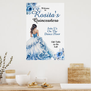 Kleurrijke Quinceanera Poster