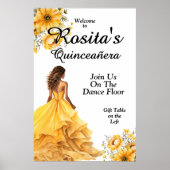 Kleurrijke Quinceanera Poster (Voorkant)