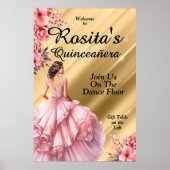 Kleurrijke Quinceanera Poster (Voorkant)