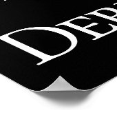 Kleurrijke Racehorse Derby Party Zwart Welkom Poster (Hoek)