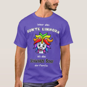 Kleurrijke Rainbow Banner Eenhoorn Gift 1 T-shirt