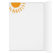 Kleurrijke Rainbow Boho Baby shower dank u (Binnen (Links))