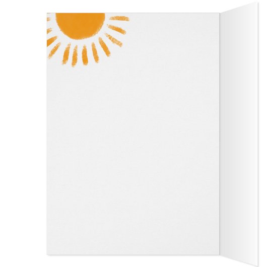 Kleurrijke Rainbow Boho Baby shower dank u (Binnen (Links))