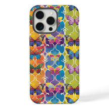 Kleurrijke Rainbow Butterflies Digitaal Patroon