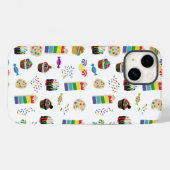 Kleurrijke Rainbow Cake Desserts & Sprinkles Patro Case-Mate iPhone Case (Achterkant (horizontaal))