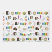 Kleurrijke Rainbow Cake Desserts & Sprinkles Patro Theedoek (Horizontaal)