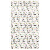 Kleurrijke Rainbow Cake Desserts Sprinkles Verjaar Tafelkleed (Voorkant)