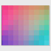 Kleurrijke Rainbow Colors Gradient Design Cadeaupapier (Vlak)