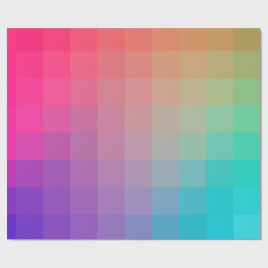Kleurrijke Rainbow Colors Gradient Design Cadeaupapier (Vlak)