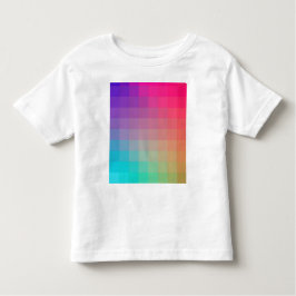 Kleurrijke Rainbow Colors Gradient Design Kinder Shirts